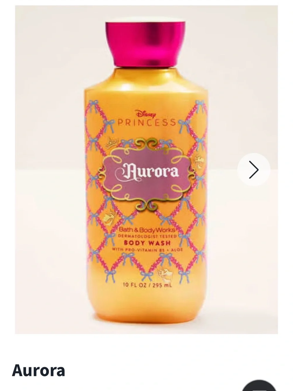 Bath & Body Works Disney Princess Aurora Body Wash